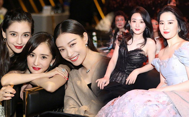 Những nàng công chúa Cbiz chung khung hình: Angela Baby - Nhiệt Ba "chấp" cả dàn mỹ nhân, Lưu Diệc Phi khiến fan ngã ngửa