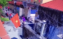 Trường Tiểu học Quang Trung xác minh clip nghi mẹ dàn cảnh cho con đứng trước cổng trường chụp ảnh