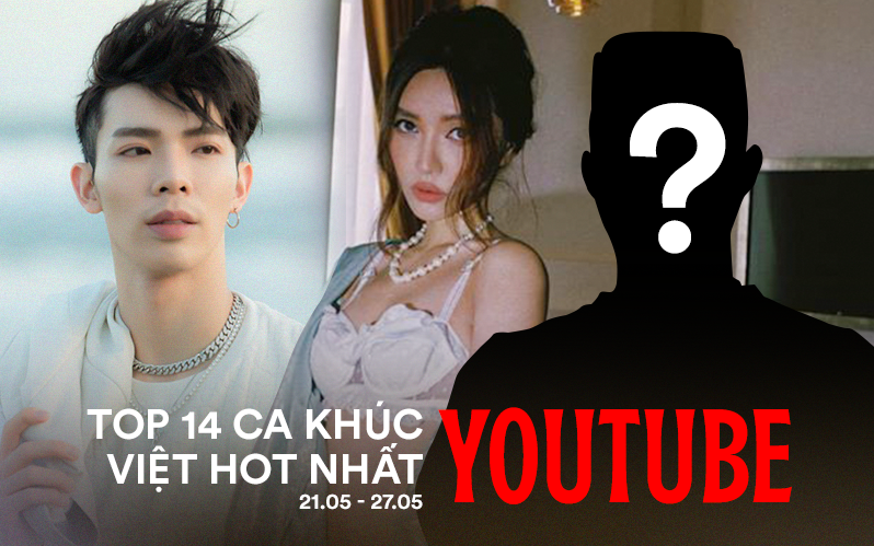 14 ca khúc Việt hot nhất Youtube tuần qua: Bích Phương &quot;cướp&quot; ngôi vương của Hòa Minzy, Erik bám trụ vững chắc, riêng Jack chiếm đến 4 vị trí