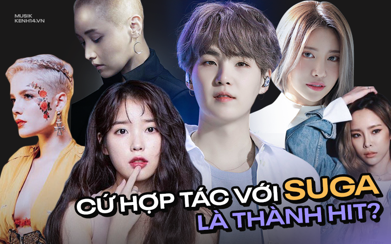Suga (BTS) đúng là &quot;mát tay&quot;: Kết hợp với các &quot;bóng hồng&quot; từ trong nước đến quốc tế đều thu về thành tích ấn tượng, hợp tác IU dự báo &quot;phá đảo&quot; mọi BXH
