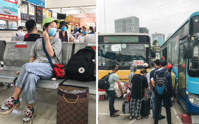 Chùm ảnh sinh viên quay trở lại thành phố học tập, tay xách nách mang hành lý và đồ ăn ngon nhất được cha mẹ gửi gắm