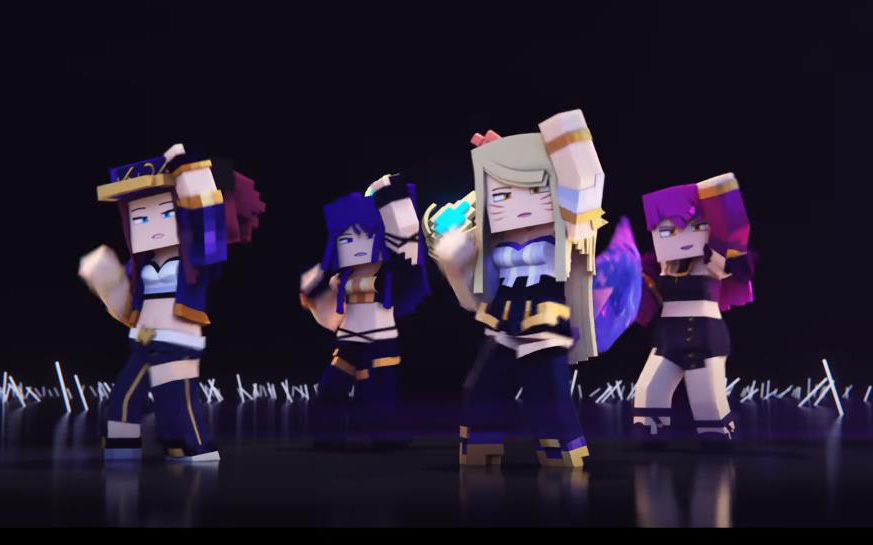 Phát sốt với MV &quot;triệu view&quot; POP/STARS bị &quot;Minecraft hóa&quot;, tưởng không hay mà hay không tưởng!