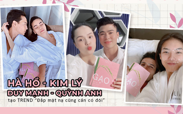 Hà Hồ - Kim Lý, Quỳnh Anh – Duy Mạnh cùng hàng loạt couple Việt thi nhau tạo trend &quot;đắp mặt nạ cũng cần có đôi&quot;