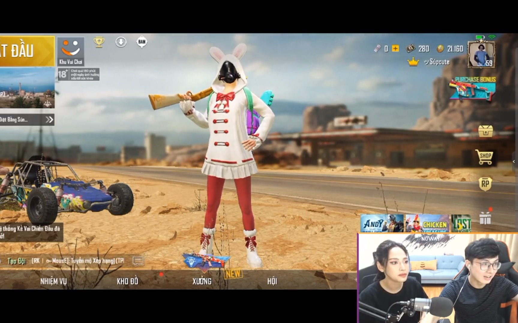 Cara lên sóng stream cùng Noway để &quot;đọ súng&quot; trong PUBG Mobile, ngay lập tức hút hơn 30.000 lượt xem trực tiếp!