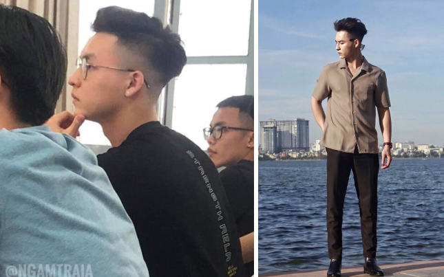 Chụp lén nam sinh cao m8 trường Bách Khoa: Soái ca!