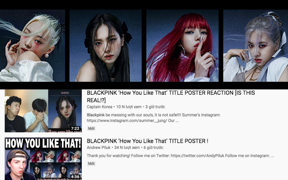 Fan BLACKPINK &quot;vã&quot; quá rồi: Mới tung 4 cái poster mà cũng reaction giết thời gian chờ đến ngày chính thức ra mắt MV