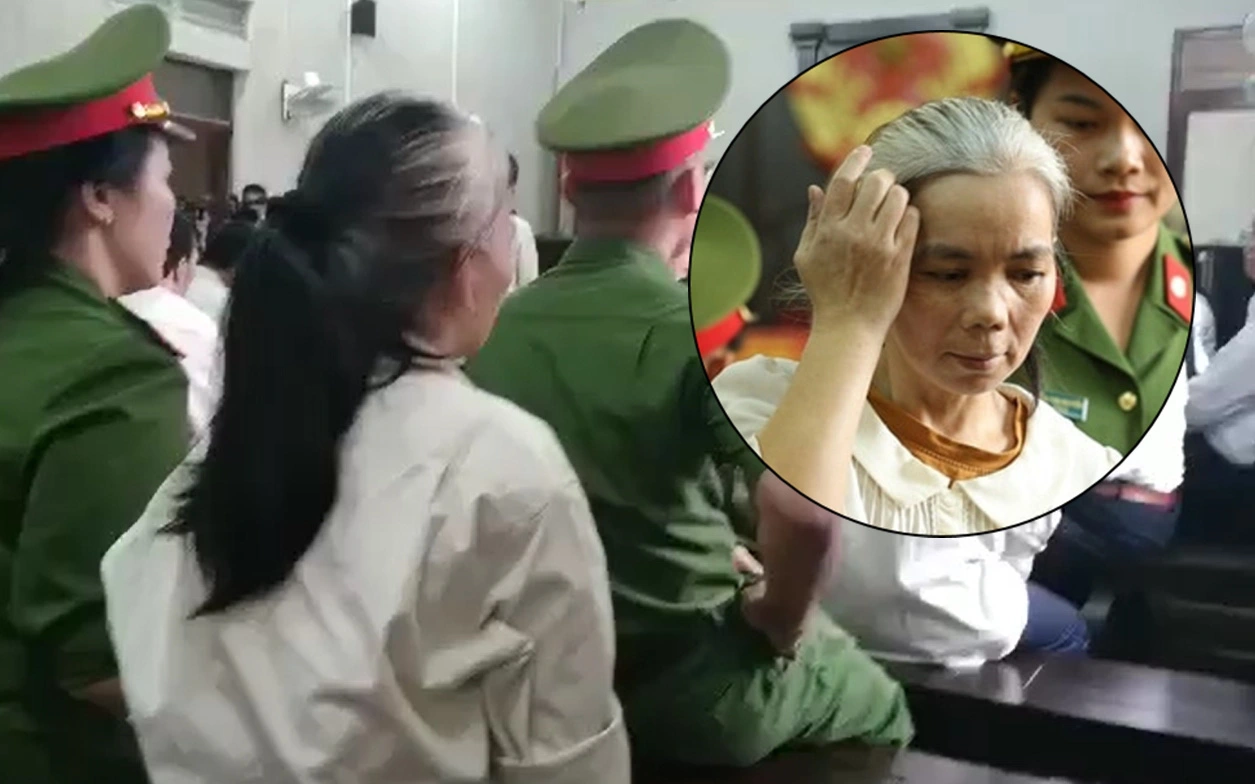 Bùi Thị Kim Thu bất ngờ đánh lén một bị cáo tại phiên tòa xử phúc thẩm vụ nữ sinh giao gà