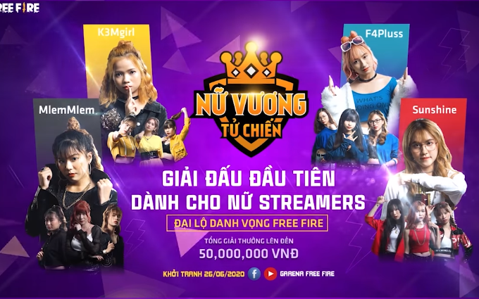 Ngắm nhìn nhan sắc 16 bóng hồng tham gia &quot;Nữ vương đại chiến&quot; - Giải đấu Free Fire đầu tiên dành cho các nữ streamer