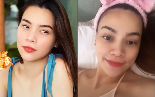 Hà Hồ tự tin "zoom" cận cảnh gương mặt, chứng minh đẳng cấp nhan sắc mẹ bầu không thể xem thường