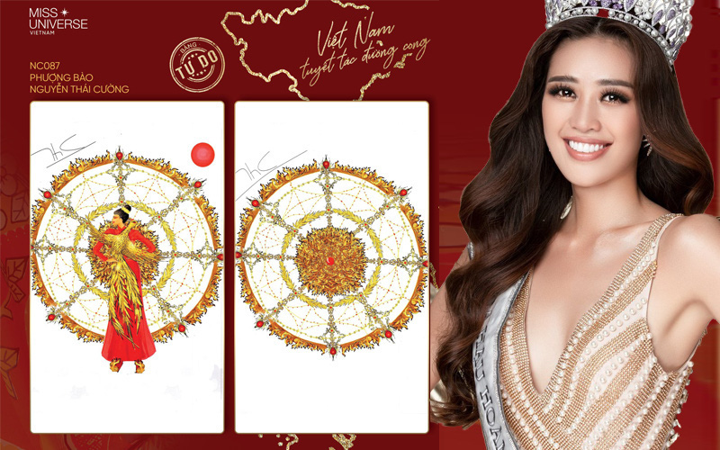 Thiết kế Quốc phục cho Khánh Vân tham dự Miss Universe 2020 bất ngờ vướng nghi vấn &quot;đạo nhái&quot;