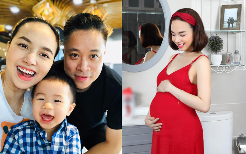 HOT: Đinh Ngọc Diệp mang thai con trai thứ 2 cho Victor Vũ, gần lúc lâm bồn mới công khai chính thức