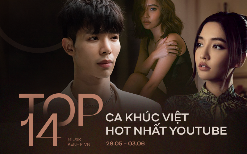 14 ca khúc Việt hot nhất YouTube tuần qua: Comeback 1 tháng nhưng Erik vẫn &quot;vượt mặt&quot; Bích Phương có 2 sản phẩm đấu nhau, 5 bài hát mới cạnh tranh top đầu