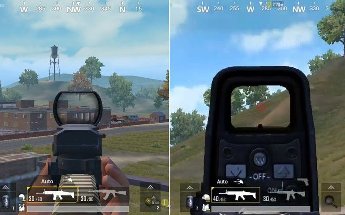PUBG Mobile: Holographic sight và Red Dot, đâu là phụ kiện đi kèm &quot;đáng tiền&quot; hơn?