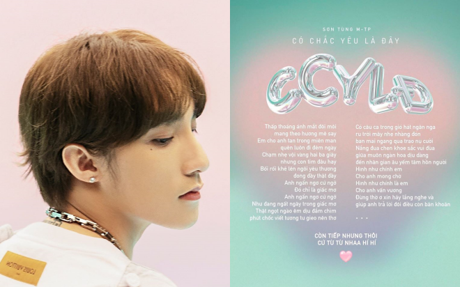 Sơn Tùng M-TP bất ngờ tiết lộ lời bài hát &quot;Có Chắc Yêu Là Đây&quot;: fan &quot;tan chảy&quot; ngay và luôn vì quá lãng mạn