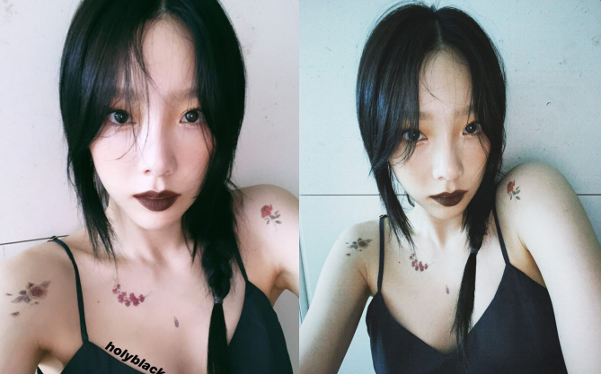 Taeyeon (SNSD) gây bão với màn lột xác: Trễ nải khoe triệt để vòng 1 với  4 hình xăm trải dài, giờ lại còn trang điểm sexy