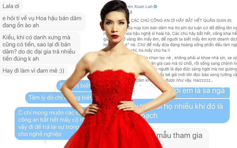 Siêu mẫu Xuân Lan nêu quan điểm: &quot;Đừng đánh đồng người bán dâm vào nghề người mẫu&quot;