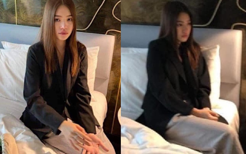 Nghi vấn hình ảnh Hoa hậu Jolie Nguyễn ngồi buồn bã trong phòng khách sạn 4 sao ở TP.HCM
