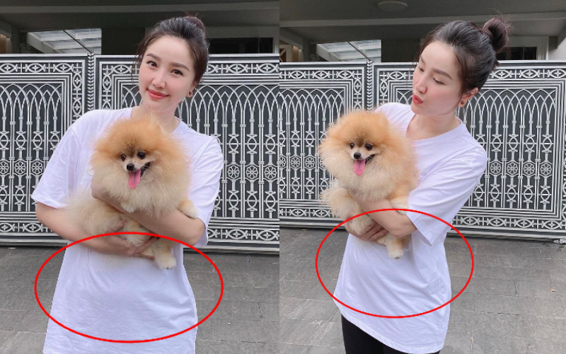 Mặt đầy đặn lại lộ bụng lùm lùm hẳn, Bảo Thy dính tin đồn mang thai con đầu lòng với đại gia Phan Lĩnh