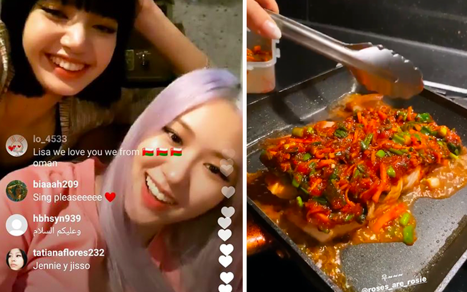 Góc dễ thương: Hứa nấu ăn cho Lisa trong livestream, Rosé lập tức trổ tài làm món tủ ngay sau đó với kỹ năng như đầu bếp