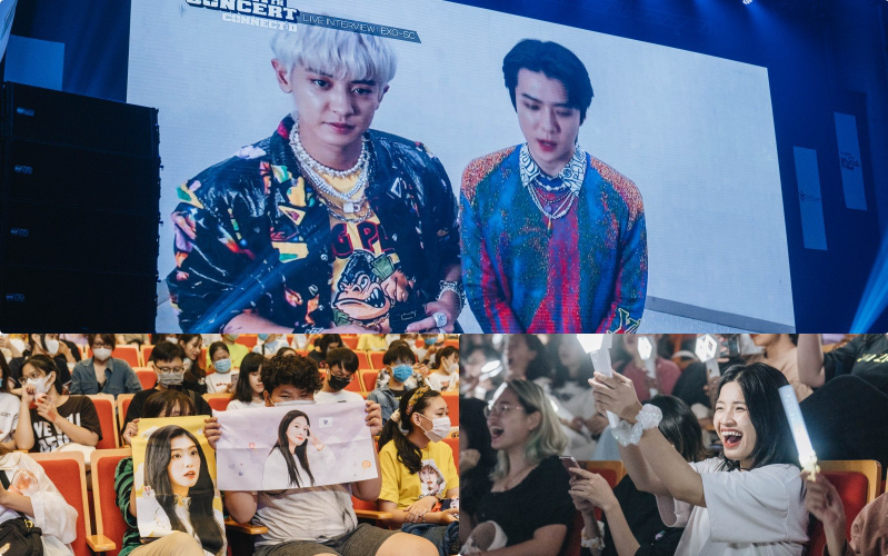 Hàng trăm fan tại Hà Nội cùng xem Dream Concert phát sóng trực tuyến trên toàn cầu; EXO-SC, Red Velvet và dàn sao Kpop &quot;quẩy&quot; hết nấc