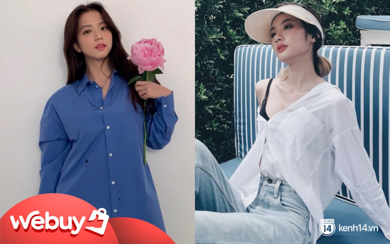 Áo sơ mi tưởng &quot;nhạt như nước ốc&quot; nhưng lại cực nhiều cách mix hay ho, chị em diện ngày thường hay đi du lịch cũng xinh