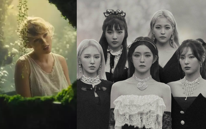 Góc giật mình: Red Velvet xuất hiện trong MV &quot;cardigan&quot; của Taylor Swift, phải tinh mắt lắm mới có thể thấy được?