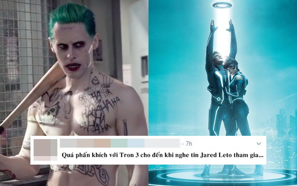 &quot;Joker ngôn tình&quot; Jared Leto chốt đơn vào &quot;thế giới ảo&quot; Tron 3, có cả bộ đôi thắng Grammy hậu thuẫn thì khó mà xịt?