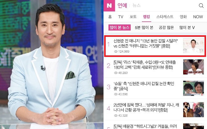 Nóng nhất Naver hôm nay: Nam tài tử &quot;Nấc Thang Lên Thiên Đường&quot; Shin Hyun Joon bị tố ngược đãi, bóc lột quản lý 13 năm
