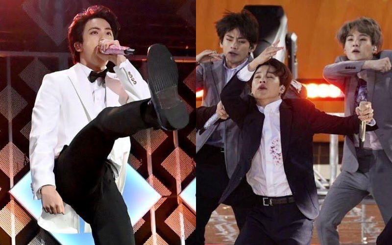 Jin (BTS) vẫn thần thái bất chấp vũ đạo cực bốc trong khi Jungkook, Jimin, V mặt &quot;méo xệch&quot;, tài năng ẩn dật của &quot;trai đẹp toàn cầu&quot; đấy!