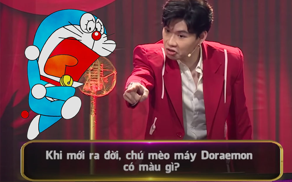 Linh Ka nhận kết đắng khi không biết Doraemon sinh ra màu gì?