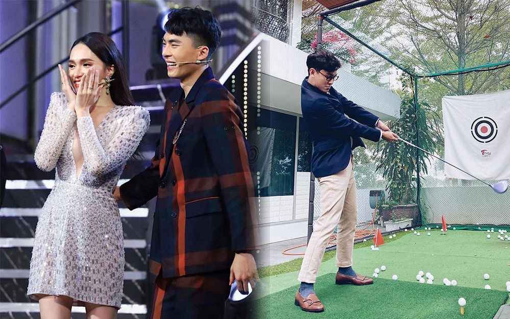 Thế Thịnh đầy tâm trạng, Khánh Ngô đăng hình chơi golf sau khi Hương Giang thành đôi với CEO Matt Liu