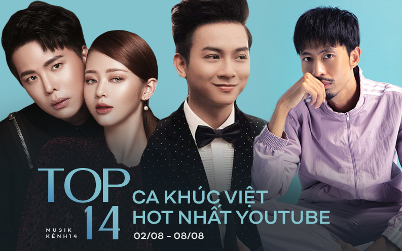 Sơn Tùng bật khỏi top 4, Đen Vâu vào thẳng top 2 sau 3 ngày; Hoài Lâm quyết không rời #1 những ca khúc Việt hot nhất YouTube tuần qua!