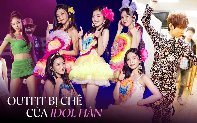 Idol Hàn và 10 pha mặc lỗi đến fan cũng khó mê nổi: Jennie bất ngờ góp mặt vì bộ váy xanh ngắn cũn gây tranh cãi một dạo