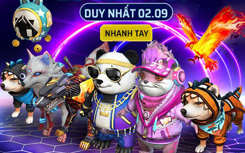 Free Fire: Garena bất ngờ mát tay, cho game thủ nhận miễn phí 20 skin pet tự chọn trong dịp lễ 2/9