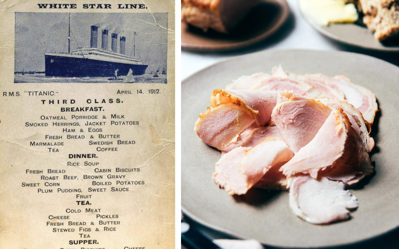 Bữa ăn cuối cùng trên chuyến tàu Titanic: Có thịt cừu sốt bạc hà, cá hồi sốt mousseline và vô số kể các món ngon khác