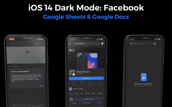 iOS 14 cho phép bật Dark Mode trên ứng dụng Facebook