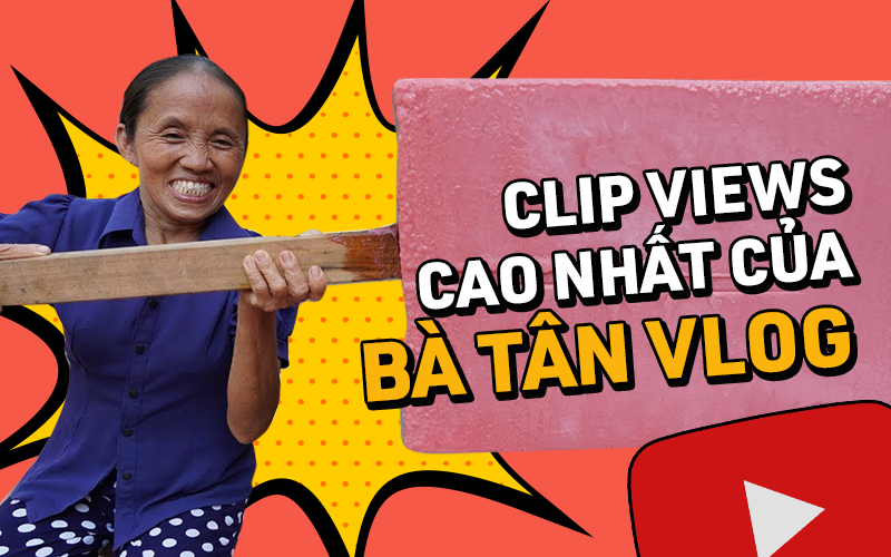 Dù chỉ làm 1 món quen thuộc nhưng Bà Tân Vlog đã có clip lên tới gần 20 triệu views, dẫn đầu các clip view &quot;khủng&quot;