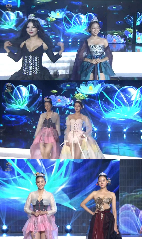 Cuộc thi Hoa hậu Hàn Quốc bị “ném đá” gắt nhất lịch sử: Thí sinh diện Hanbok như đồ bơi, “bức tử” vòng 1 phản cảm - Ảnh 8.