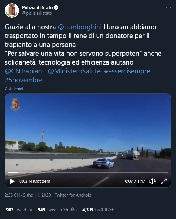 Cảnh sát Ý được trang bị siêu xe Lamborghini 16 tỷ - Ảnh 2.