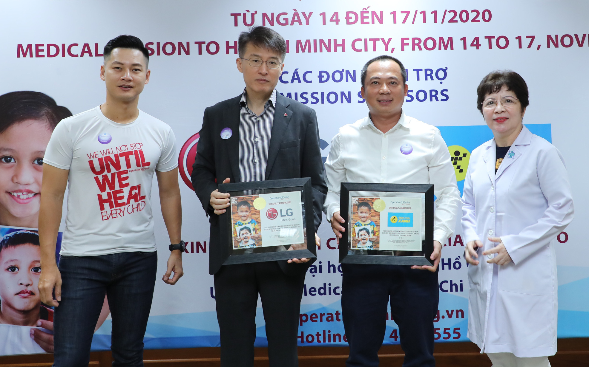 LG Việt Nam và Điện Máy Xanh trao 1,5 tỷ đồng vào quỹ phẫu thuật từ thiện