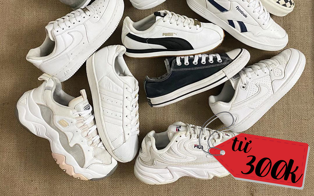 Cầm 300k trong tay tự tin mua được một đôi sneaker secondhand &quot;xịn sò&quot;