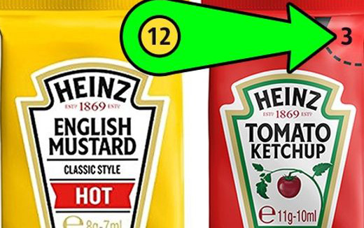 Con số bí mật trên các túi đựng tương cà nổi tiếng của Heinz và lời giải đáp khiến ai cũng phải ngỡ ngàng