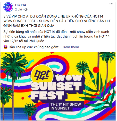Netizen tán loạn dự đoán dàn line-up khủng của HOT14 WOW Sunset Fest, Jack và Thùy Chi được gọi tên liên tục? - Ảnh 5.