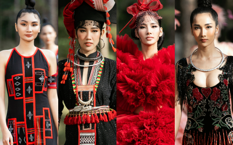 Sự kiện đặc biệt giữa rừng: Con gái Đoan Trang xuất thần, Hoàng Thuỳ &quot;chìm&quot; trong váy khủng, thí sinh Miss Tourism bức tử vòng 1