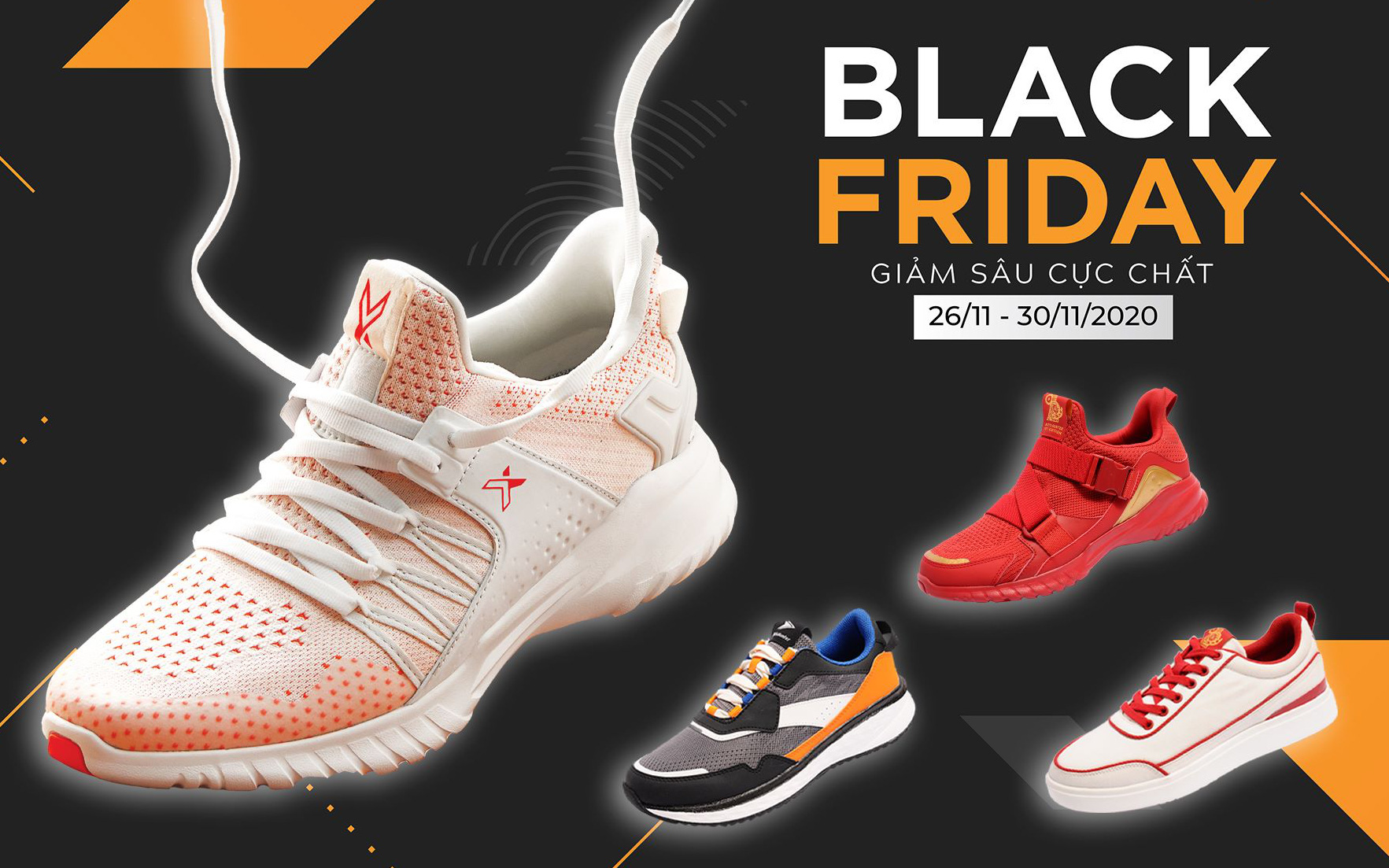 Chỉ còn 1 ngày nữa hết sale Black Friday, tranh thủ sắm sneaker xịn giá tốt các bạn ơi!