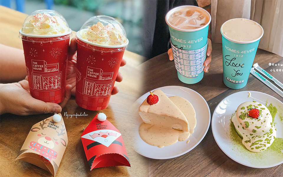 Các quán cafe &quot;hot hit&quot; rần rần ra đồ uống đặc biệt cho Giáng sinh, nhìn chỉ muốn thử ngay