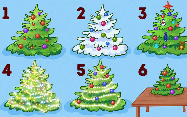 Chọn 1 cây thông Noel đúng &quot;gu&quot; mà mình muốn có, nhiều bí mật về tính cách của bạn sẽ được tiết lộ!