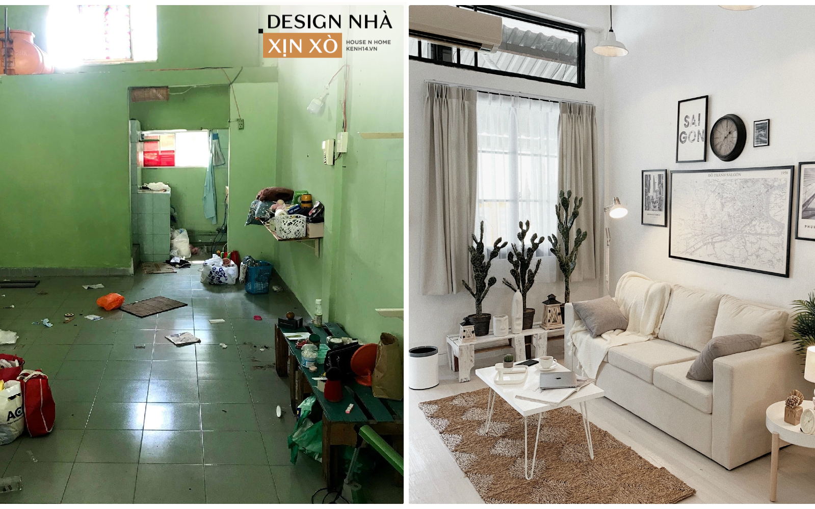 Chung cư cổ từ thời &quot;ông bà anh&quot; lên đời lung linh sau cải tạo, nhìn ảnh after chẳng ai nghĩ do dân nghiệp dư làm