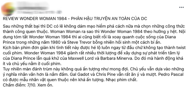 Wonder Woman 1984 bị netizen so sánh với... Hương Giang vì hay nói đạo lý, người khen kẻ chê lẫn lộn - Ảnh 5.