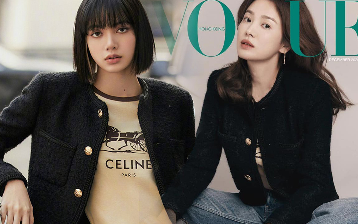 Song Hye Kyo &quot;đụng hàng&quot; Lisa: Tường thành nhan sắc U40 liệu có qua mặt đại sứ toàn cầu của Celine?